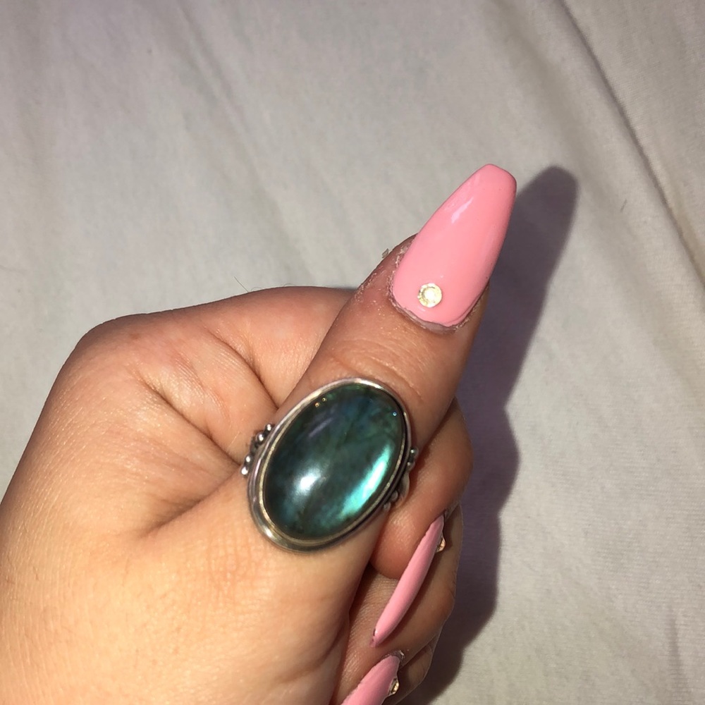 Sterling silver Labradorite ring
